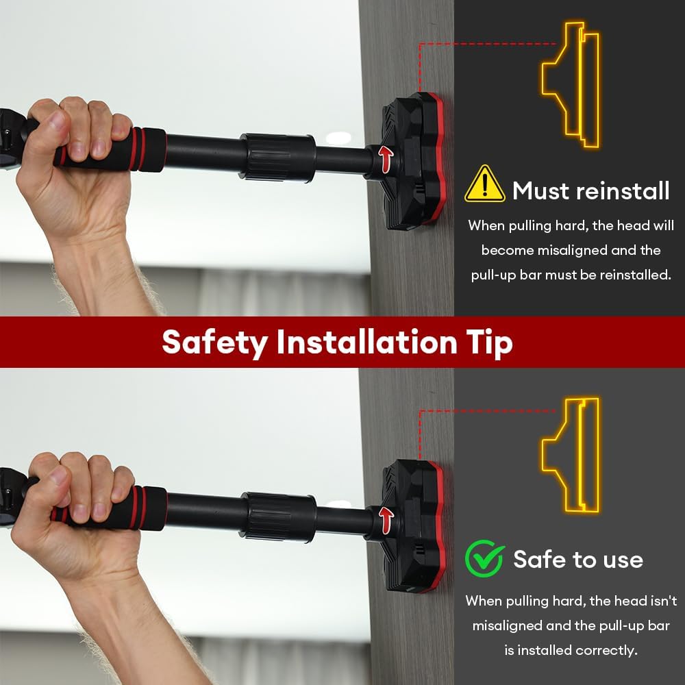 Power Fit Adjustable Doorway Pull Up Bar
